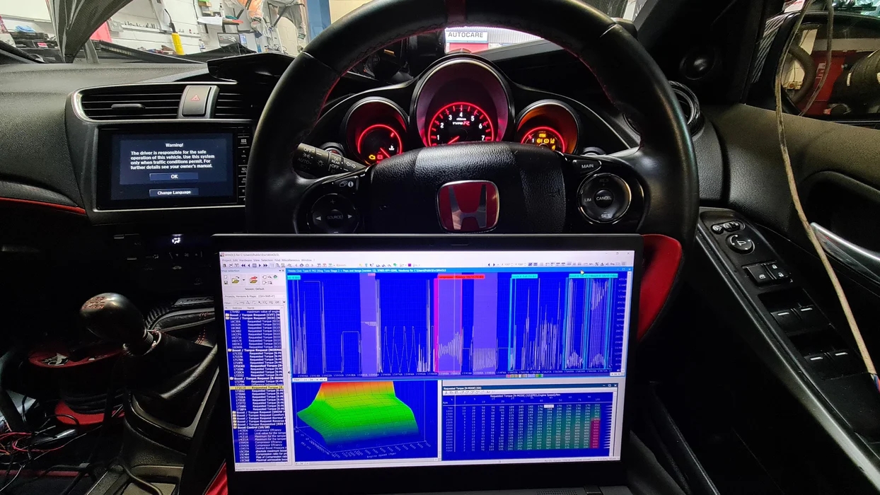Image of car computer software update service